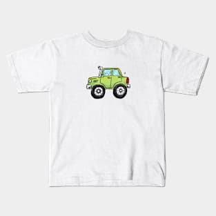 Cartoon Car Kids T-Shirt